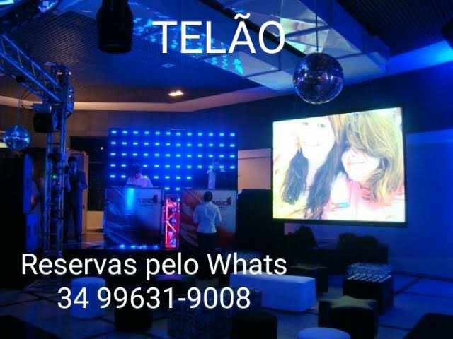 aluguel telões tvs cadeiras uberlândia