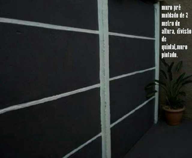Foto 1 - Muro de placa pr moldado de concreto